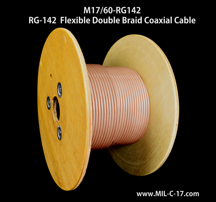 RG-142, RG142, RG-142 Cable, RG142 Cable, RG-142 B/U, M17/60-RG142, RG-142 RF Coaxial Cable, RG-142 Cable Manufacturer, Coaxial Cable Manufacturer, RF Coaxial Cable ManfacturerRG-142 Coaxial Cable, MIL-C-17/60 Cable, MIL-DTL-17 RG-142 Cable